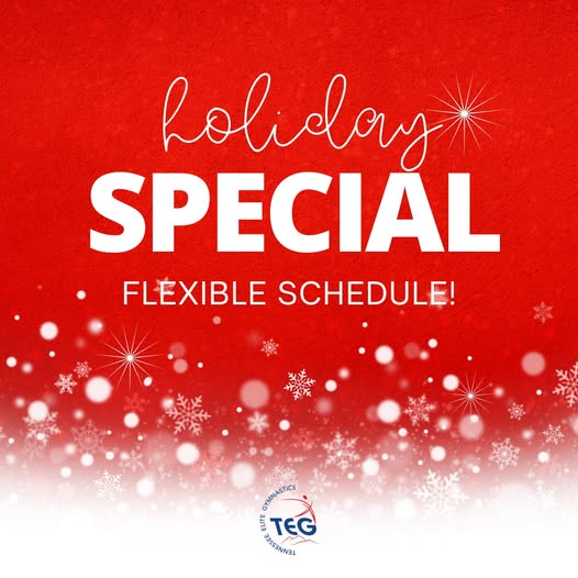 Holiday Flexibility at Tennessee Elite Gymnastics!